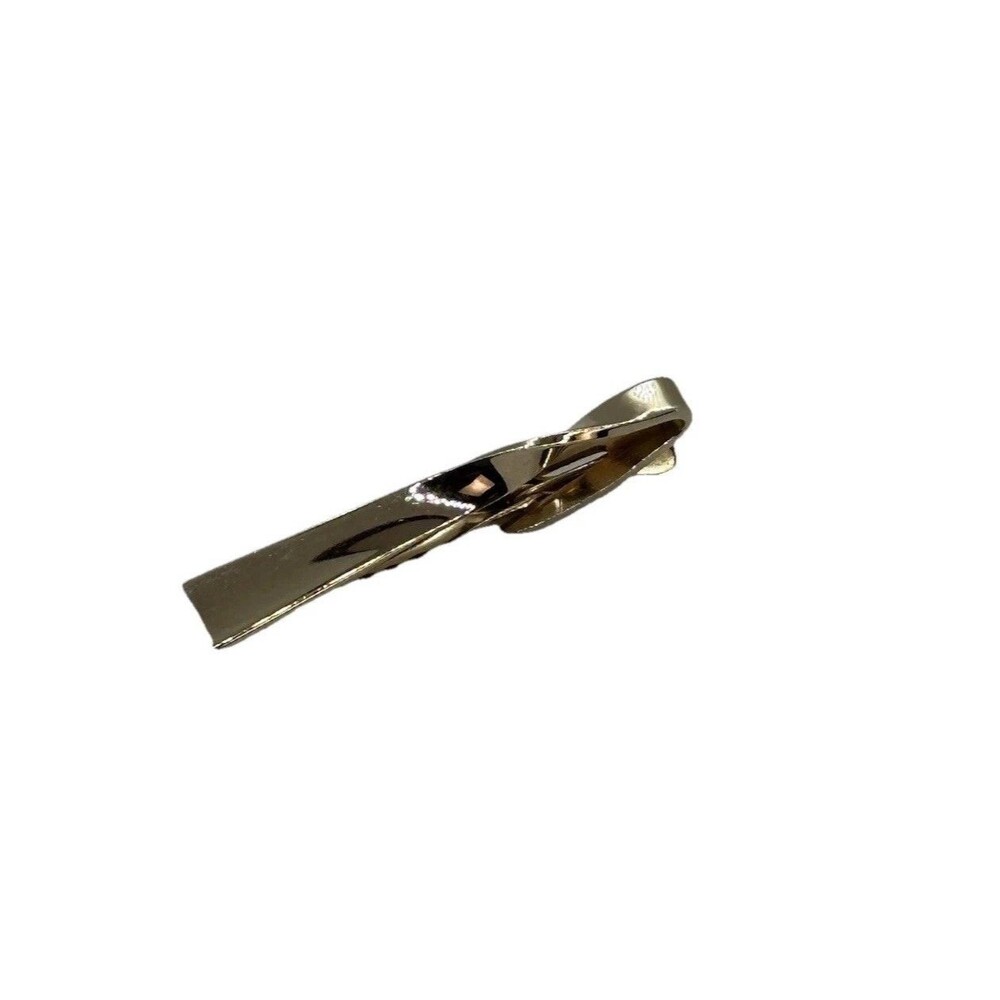 Vintage Hickok Gold Tone Tie Clip Bar USA Men’s Formal Business Accessories MCM